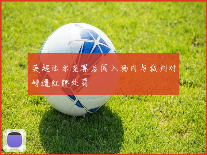 英超法尔克赛后闯入场内与裁判对峙遭红牌处罚